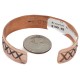 Handmade Certified Authentic Navajo .925 Sterling Silver and Pure Copper Native American Bracelet 12809-7 Handmade Certified Authentic Navajo .925 Sterling Silver and Pure Copper Native American Bracelet 12809-7