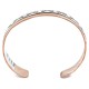 Handmade Certified Authentic Navajo .925 Sterling Silver and Pure Copper Native American Bracelet 12809-7 Handmade Certified Authentic Navajo .925 Sterling Silver and Pure Copper Native American Bracelet 12809-7