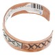 Handmade Certified Authentic Navajo .925 Sterling Silver and Pure Copper Native American Bracelet 12809-7