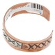 Handmade Certified Authentic Navajo .925 Sterling Silver and Pure Copper Native American Bracelet 12809-7 Handmade Certified Authentic Navajo .925 Sterling Silver and Pure Copper Native American Bracelet 12809-7