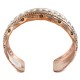 Handmade Certified Authentic Navajo Pure .925 Sterling Silver and Copper Native American Bracelet 12843-3