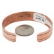 Handmade Navajo Pure .925 Sterling Silver Copper Bracelet 12809-4 Handmade Navajo Pure .925 Sterling Silver Copper Bracelet 12809-4