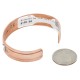 Handmade Navajo Pure .925 Sterling Silver Copper Bracelet 12809-4 Handmade Navajo Pure .925 Sterling Silver Copper Bracelet 12809-4