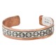 Handmade Sun Certified Authentic Navajo Pure .925 Sterling Silver Copper Native American Bracelet 12809-6 Handmade Sun Certified Authentic Navajo Pure .925 Sterling Silver Copper Native American Bracelet 12809-6
