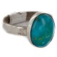 925 Sterling Silver Handmade Certified Authentic Navajo Natural Turquoise Native American Ring  16803-00