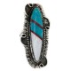 925 Sterling Silver Handmade Certified Authentic Signed Navajo Natural Turquoise Coral and Mother of Pearl Native American Ring  1650