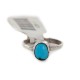 Certified Authentic 925 Sterling Silver Handmade Navajo Natural Turquoise Native American Ring  12511-2