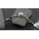 $100 Certified Authentic Navajo .925 Sterling Silver Natural Turquoise Tigers Eye Native American Bracelet 390723333423