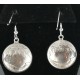 Vintage Style OLD Indian HeadCertified Authentic Navajo .925 Sterling Silver Hooks Native American Earrings 370967567388