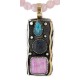 Certified Authentic 12kt Gold Filled and .925 Sterling Silver Handmade Natural Turquoise Charoite Lapis Pink Quartz Native American Necklace 24335-16028-23