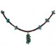 Navajo Certified Authentic .925 Sterling Silver Natural Heishi Turquoise Native American Necklace 15948-2