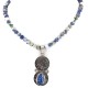 Vintage Style Buffalo Nickel .925 Sterling Silver Handmade Certified Authentic Navajo Natural Turquoise Lapis Native American Necklace 16024-15974-4 Vintage Style Buffalo Nickel .925 Sterling Silver Handmade Certified Authentic Navajo Natural Turquoise Lapis Native American Necklace 16024-15974-4