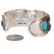 Handmade Certified Authentic Navajo .925 Sterling Silver Natural Turquoise and Multicolor Stones Native American Bracelet 12785 Handmade Certified Authentic Navajo .925 Sterling Silver Natural Turquoise and Multicolor Stones Native American Bracelet 12785