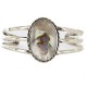 Handmade Certified Authentic Navajo Nickel Mother of Pearl Native American Bracelet 12800-0 Handmade Certified Authentic Navajo Nickel Mother of Pearl Native American Bracelet 12800-0