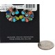 Handmade Certified Authentic Petit Point Zuni .925 Sterling Silver Natural Turquoise and Multicolor Stud Native American Earrings 27127-00 Handmade Certified Authentic Petit Point Zuni .925 Sterling Silver Natural Turquoise and Multicolor Stud Native American Earrings 27127-00