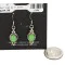 Certified Authentic Handmade Navajo Signed C. Jones .925 Sterling Silver Dangle Native American Earrings Natural Gaspeite 17389 Certified Authentic Handmade Navajo Signed C. Jones .925 Sterling Silver Dangle Native American Earrings Natural Gaspeite 17389