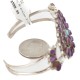 Handmade Certified Authentic Petit Point Zuni .925 Sterling Silver Natural Sugilite Turquoise Native American Bracelet 12686-2 Handmade Certified Authentic Petit Point Zuni .925 Sterling Silver Natural Sugilite Turquoise Native American Bracelet 12686-2