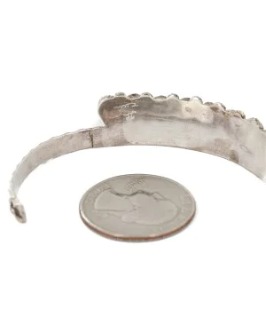 Handmade Certified Authentic Petit Point Zuni .925 Sterling Silver Natural Sugilite Native American Bracelet 12604 Handmade Certified Authentic Petit Point Zuni .925 Sterling Silver Natural Sugilite Native American Bracelet 12604