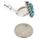 Handmade Certified Authentic Zuni .925 Sterling Silver Natural Turquoise Native American Ring  16984-1