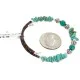 Certified Authentic Navajo Natural Turquoise Heishi Adjustable Wrap Native American Bracelet 12882 Certified Authentic Navajo Natural Turquoise Heishi Adjustable Wrap Native American Bracelet 12882