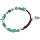 Certified Authentic Navajo Natural Turquoise Heishi Adjustable Wrap Native American Bracelet 12882 Certified Authentic Navajo Natural Turquoise Heishi Adjustable Wrap Native American Bracelet 12882