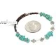 Navajo Natural Turquoise Opalite Heishi Adjustable Wrap Bracelet NB151115000204