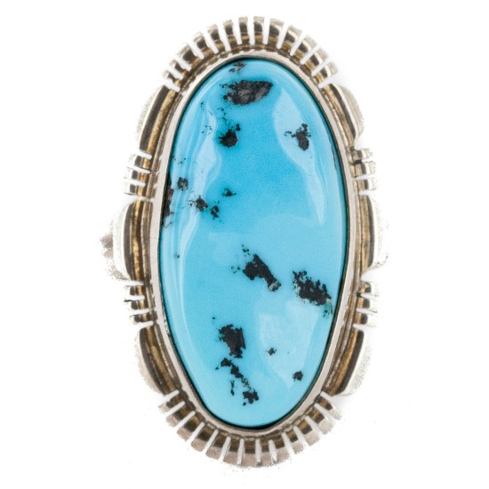 Handmade Certified Authentic Signed .925 Sterling Silver Natural Turquoise Native American Ring 17922 Handmade Certified Authentic Signed .925 Sterling Silver Natural Turquoise Native American Ring 17922