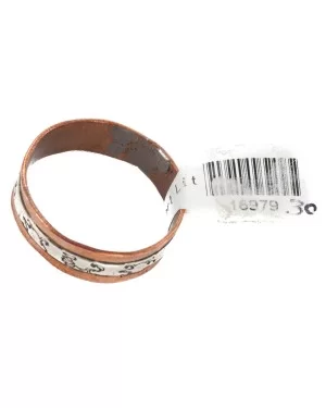 .925 Sterling Silver Pure Copper Handmade Certified Authentic Navajo Gecko Native American Ring  16979-30