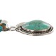 .925 Sterling Silver Handmade Certified Authentic Navajo Turquoise Native American Necklace 14987-16070