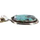 Feather Certified Authentic .925 Sterling Silver Handmade Navajo Natural Turquoise Native American Necklace 14996