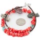 Certified Authentic Carved Horse Navajo .925 Sterling Silver Natural Turquoise Coral Jasper Native American Necklace 34061 Certified Authentic Carved Horse Navajo .925 Sterling Silver Natural Turquoise Coral Jasper Native American Necklace 34061