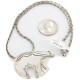 Bear Certified Authentic Navajo .925 Sterling Pin and Pendant Native American Necklace 24268-102261