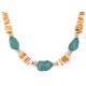 Certified Authentic Navajo .925 Sterling Silver Natural Graduated Spiny Oyster Turquoise Native American Necklace 34060 Certified Authentic Navajo .925 Sterling Silver Natural Graduated Spiny Oyster Turquoise Native American Necklace 34060