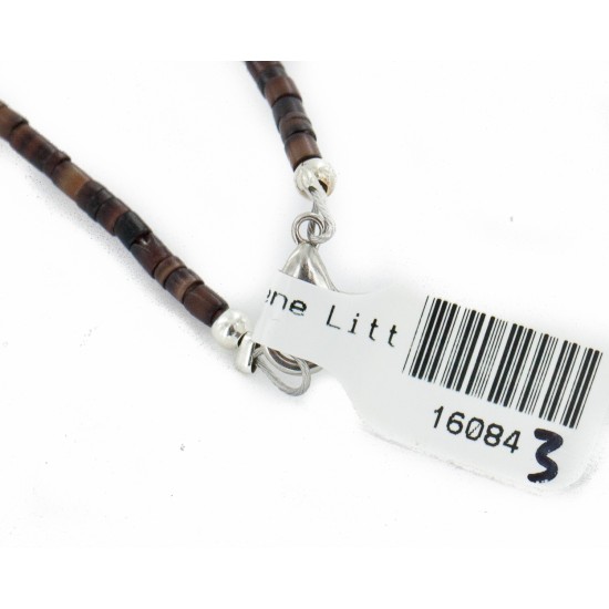 Certified Authentic Navajo .925 Sterling Silver Natural Turquoise Multicolor Stones Native American Necklace 16084-3 Certified Authentic Navajo .925 Sterling Silver Natural Turquoise Multicolor Stones Native American Necklace 16084-3