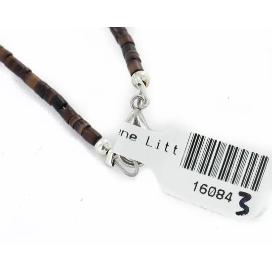 Certified Authentic Navajo .925 Sterling Silver Natural Turquoise Multicolor Stones Native American Necklace 16084-3 Certified Authentic Navajo .925 Sterling Silver Natural Turquoise Multicolor Stones Native American Necklace 16084-3