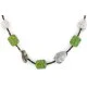 Certified Authentic Navajo .925 Sterling Silver Natural Jasper and Composite Gaspeite Native American Necklace 16087 Certified Authentic Navajo .925 Sterling Silver Natural Jasper and Composite Gaspeite Native American Necklace 16087