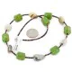 Certified Authentic Navajo .925 Sterling Silver Natural Jasper and Composite Gaspeite Native American Necklace 16087 Certified Authentic Navajo .925 Sterling Silver Natural Jasper and Composite Gaspeite Native American Necklace 16087