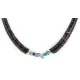 Certified Authentic Navajo .925 Sterling Silver Natural Turquoise Amethyst Heishi Native American Necklace 25285-3 Certified Authentic Navajo .925 Sterling Silver Natural Turquoise Amethyst Heishi Native American Necklace 25285-3