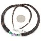 Certified Authentic Navajo .925 Sterling Silver Natural Turquoise Amethyst Heishi Native American Necklace 25285-3 Certified Authentic Navajo .925 Sterling Silver Natural Turquoise Amethyst Heishi Native American Necklace 25285-3