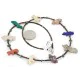 Certified Authentic Navajo .925 Sterling Silver Natural Turquoise Heishi Multicolor Stones Native American Necklace 16084-1 Certified Authentic Navajo .925 Sterling Silver Natural Turquoise Heishi Multicolor Stones Native American Necklace 16084-1