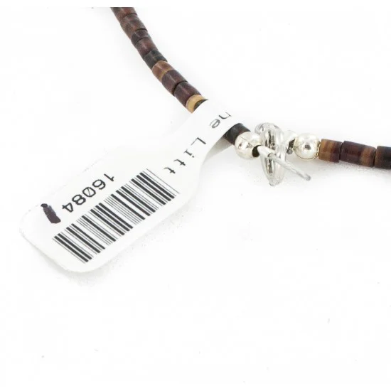 Certified Authentic Navajo .925 Sterling Silver Natural Turquoise Heishi Multicolor Stones Native American Necklace 16084-1 Certified Authentic Navajo .925 Sterling Silver Natural Turquoise Heishi Multicolor Stones Native American Necklace 16084-1