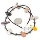 Certified Authentic Navajo .925 Sterling Silver Natural Turquoise Multicolor Stones Native American Necklace 16084-5