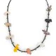 Certified Authentic Navajo .925 Sterling Silver Natural Turquoise Multicolor Stones Native American Necklace 16084-5