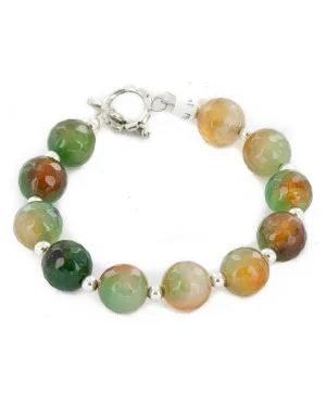 Certified Authentic Navajo Natural Quartz Native American Bracelet 12884-5 Certified Authentic Navajo Natural Quartz Native American Bracelet 12884-5