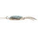 Feather Certified Authentic .925 Sterling Silver Handmade Navajo Natural Turquoise Native American Necklace 14990