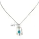 Certified Authentic .925 Sterling Silver Handmade Navajo Natural Turquoise Native American Necklace 24423-2