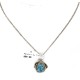 Certified Authentic Navajo .925 Sterling Silver Natural Turquoise Native American Necklace 16088-6