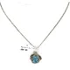 Certified Authentic Navajo .925 Sterling Silver Natural Turquoise Native American Necklace 16088-6