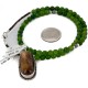 .925 Sterling Silver Handmade Certified Authentic Navajo Tigers Eye and Quartz Native American Necklace 24125-16076-6 .925 Sterling Silver Handmade Certified Authentic Navajo Tigers Eye and Quartz Native American Necklace 24125-16076-6