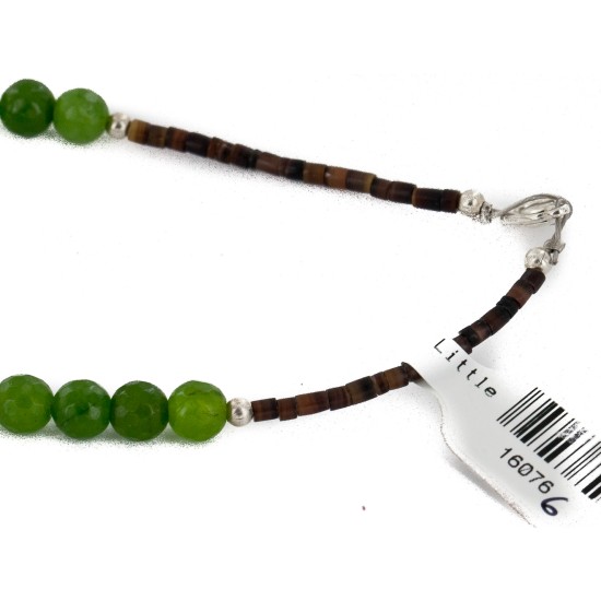 .925 Sterling Silver Handmade Certified Authentic Navajo Tigers Eye and Quartz Native American Necklace 24125-16076-6 .925 Sterling Silver Handmade Certified Authentic Navajo Tigers Eye and Quartz Native American Necklace 24125-16076-6